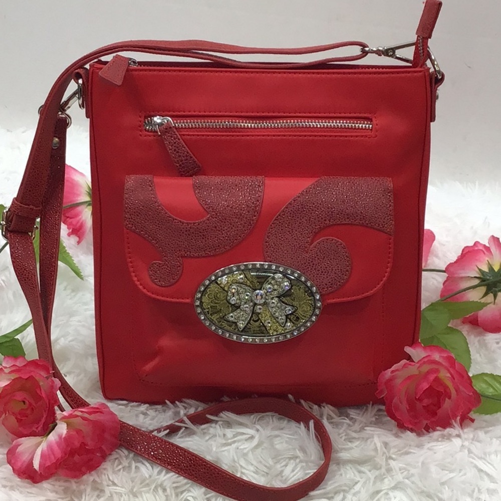 Debbie Brooks wearable art crossbody bag